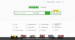 Desktop Screenshot of okidoki.lt